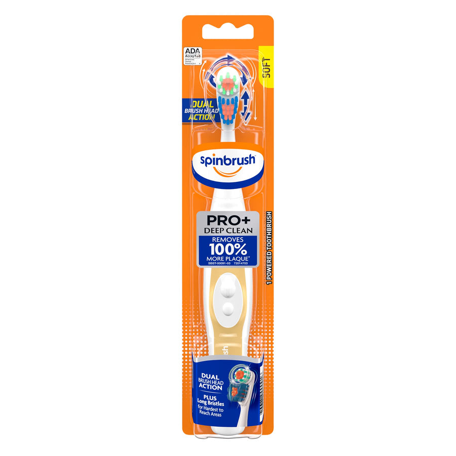 Spinbrush Truly Radiant Deep Clean Battery Toothbrush