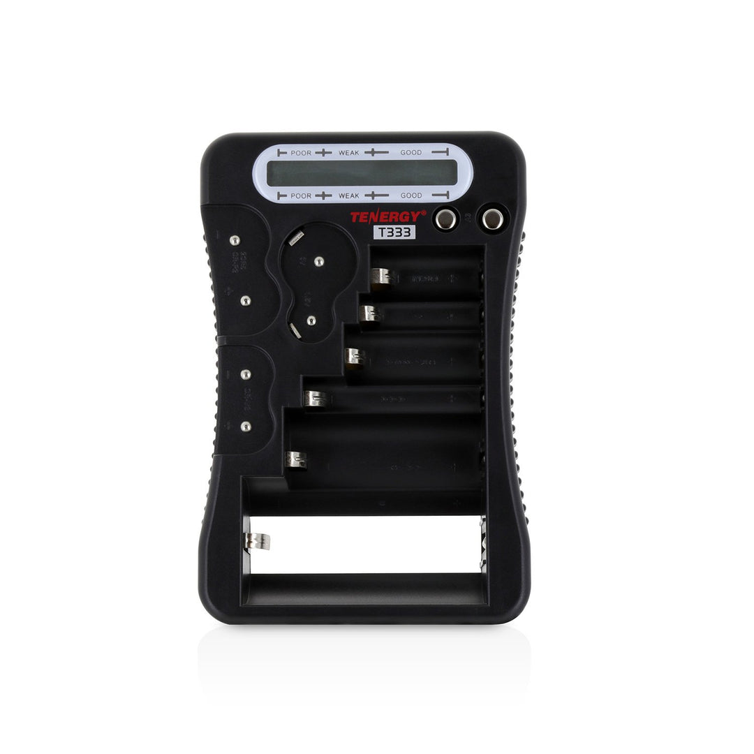 Tenergy T-333 Universal Battery Tester, LCD Display, Ce