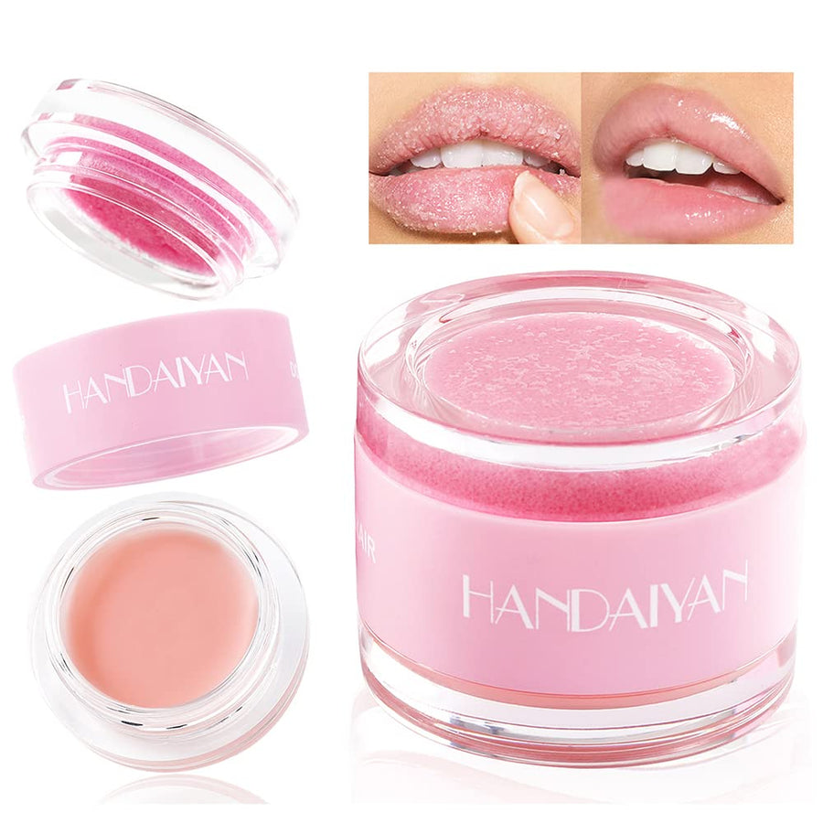 Lip Sleeping Mask, Cherry Lip Moisturizer, Nourishing and Improving Lip Skin Tone, Lip Skin Treatment Day and Night, Exfoliate, Repair Lip Dry Skin
