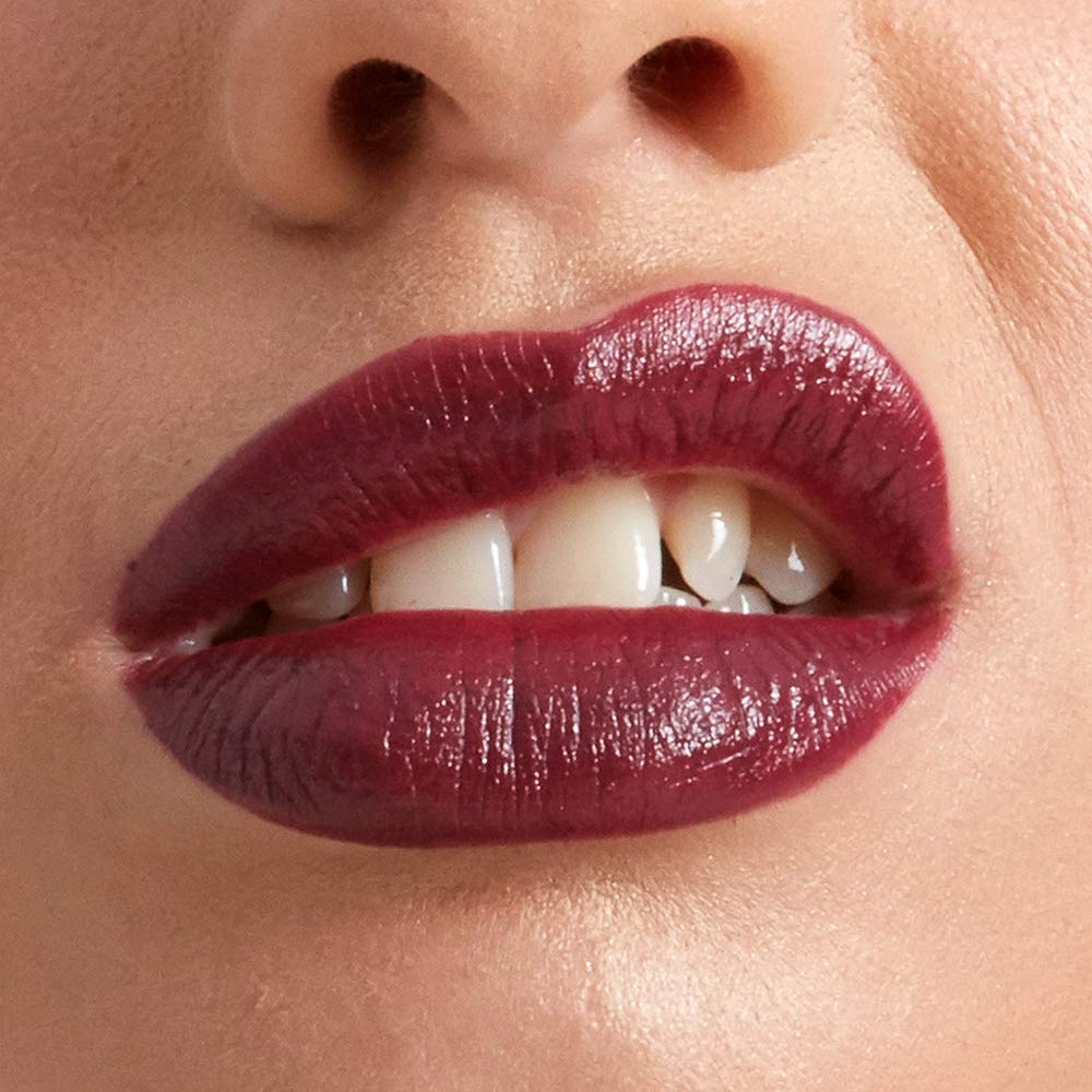 PROFESSIONAL MAKEUP Shout Loud Satin Lipstick, Infused With Shea Butter - Into The Night (Deep Grape)