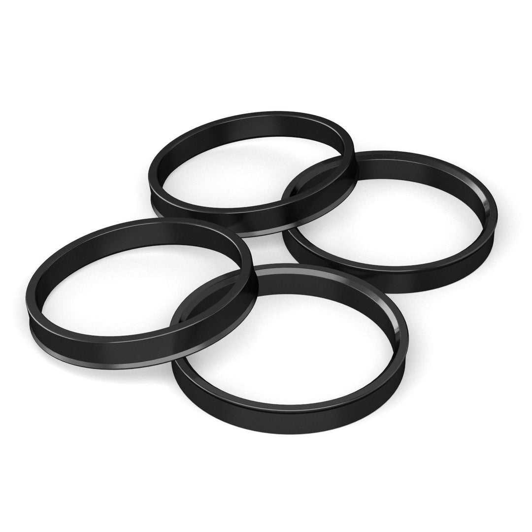 Hubcentric Rings (Pack of 4) - 54.1mm ID to 67.1mm OD - Black Poly Carbon Plastic Hubrings - Only Compatible with Scion Mazda Toyota with 54.1mm Vehicle Hubs and 67.1mm Wheel Centerbore