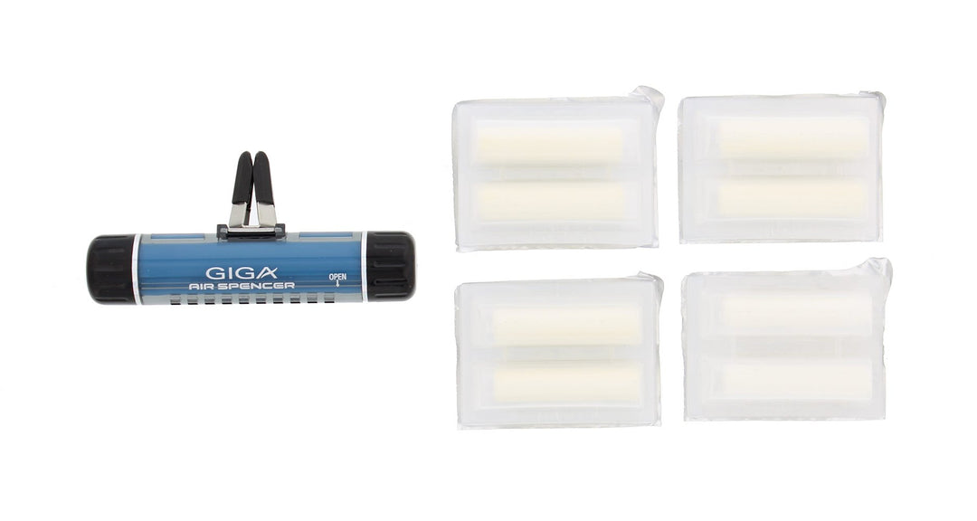 GIGA Clip Car Air Freshener and Refills - Squash Scent