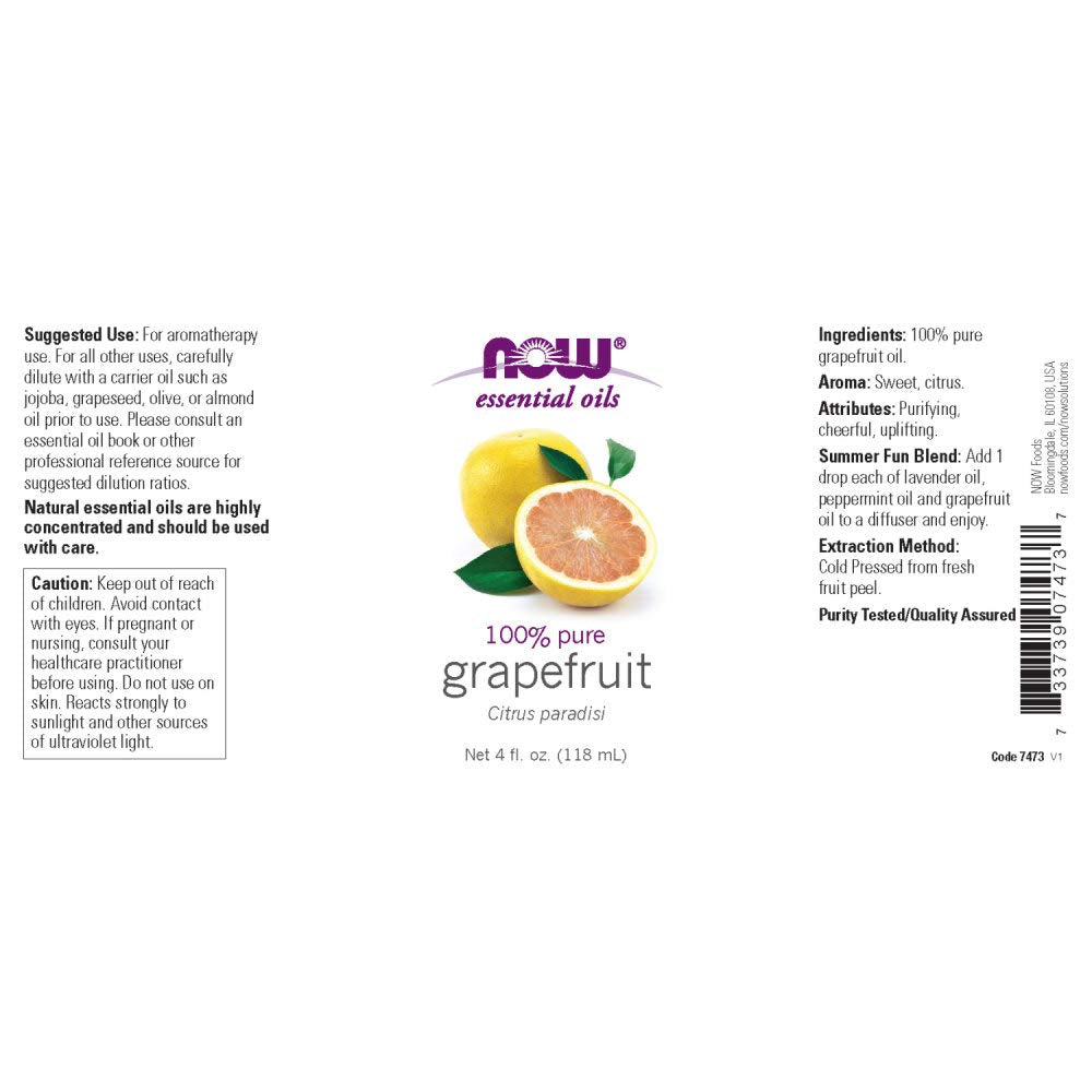 NOW Foods Grapefruit Oil 4 Oz