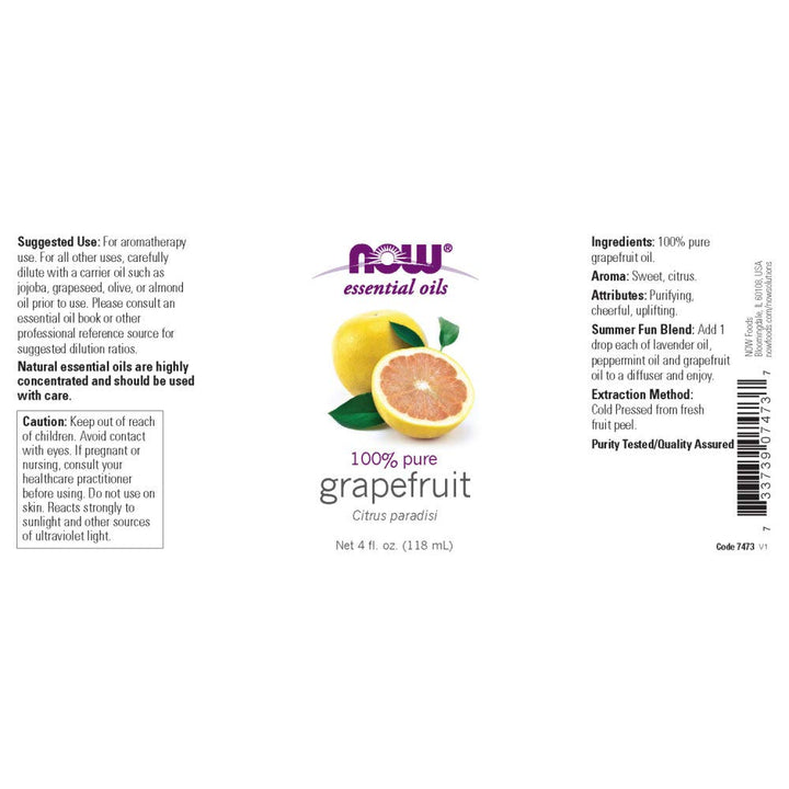 NOW Foods Grapefruit Oil 4 Oz