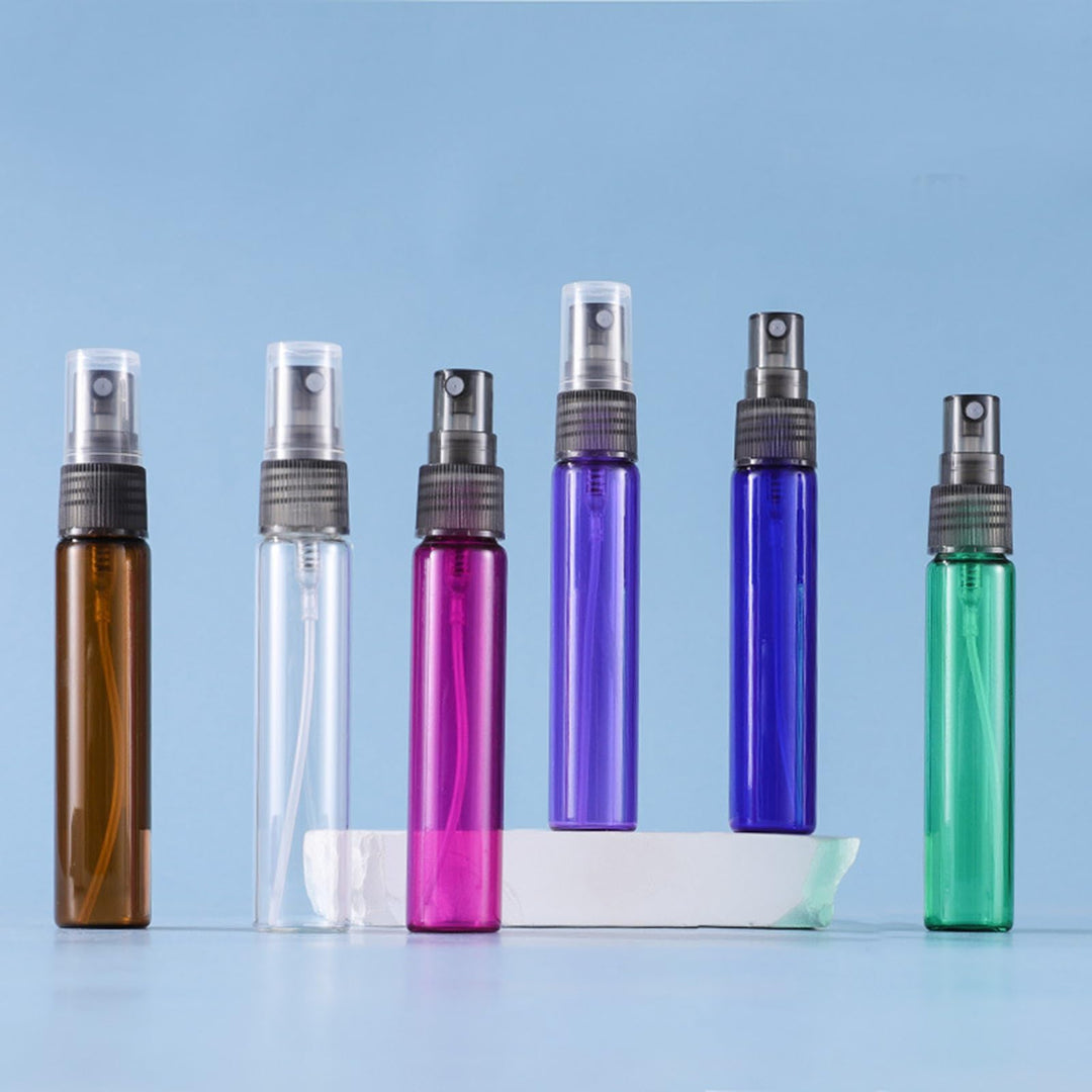 20 Pack Set 10ML Protable Refill Bulk Atomizer Spray Travel Perfume Bottle Hydrating Empty Bottle (Blue)