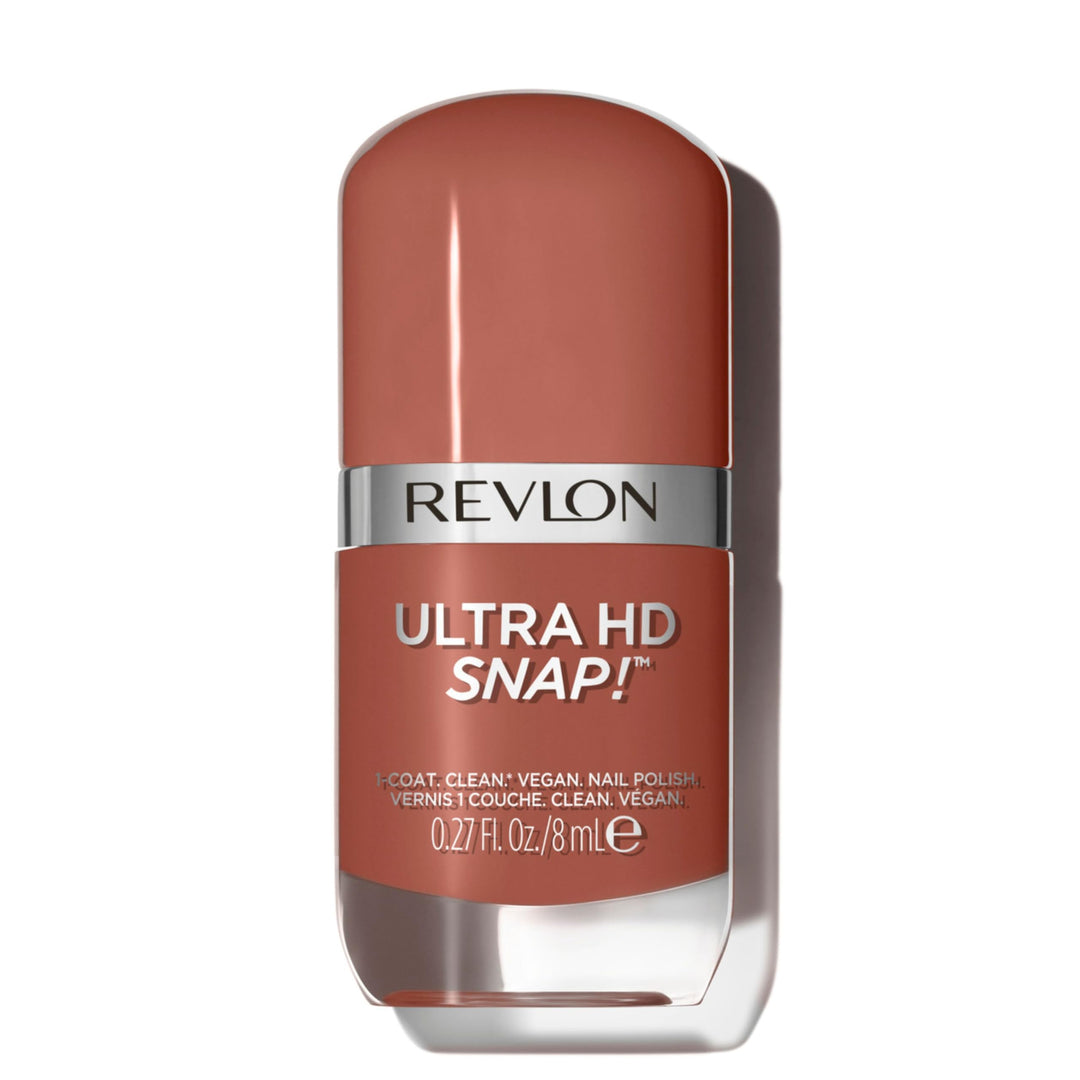 Ultra HD Snap Nail Colors, Natural Rich Glossy Nail Polish, 100% Vegan Formula, No Base and Top Coat Needed, 013 Basic, 0.27 fl. Oz.