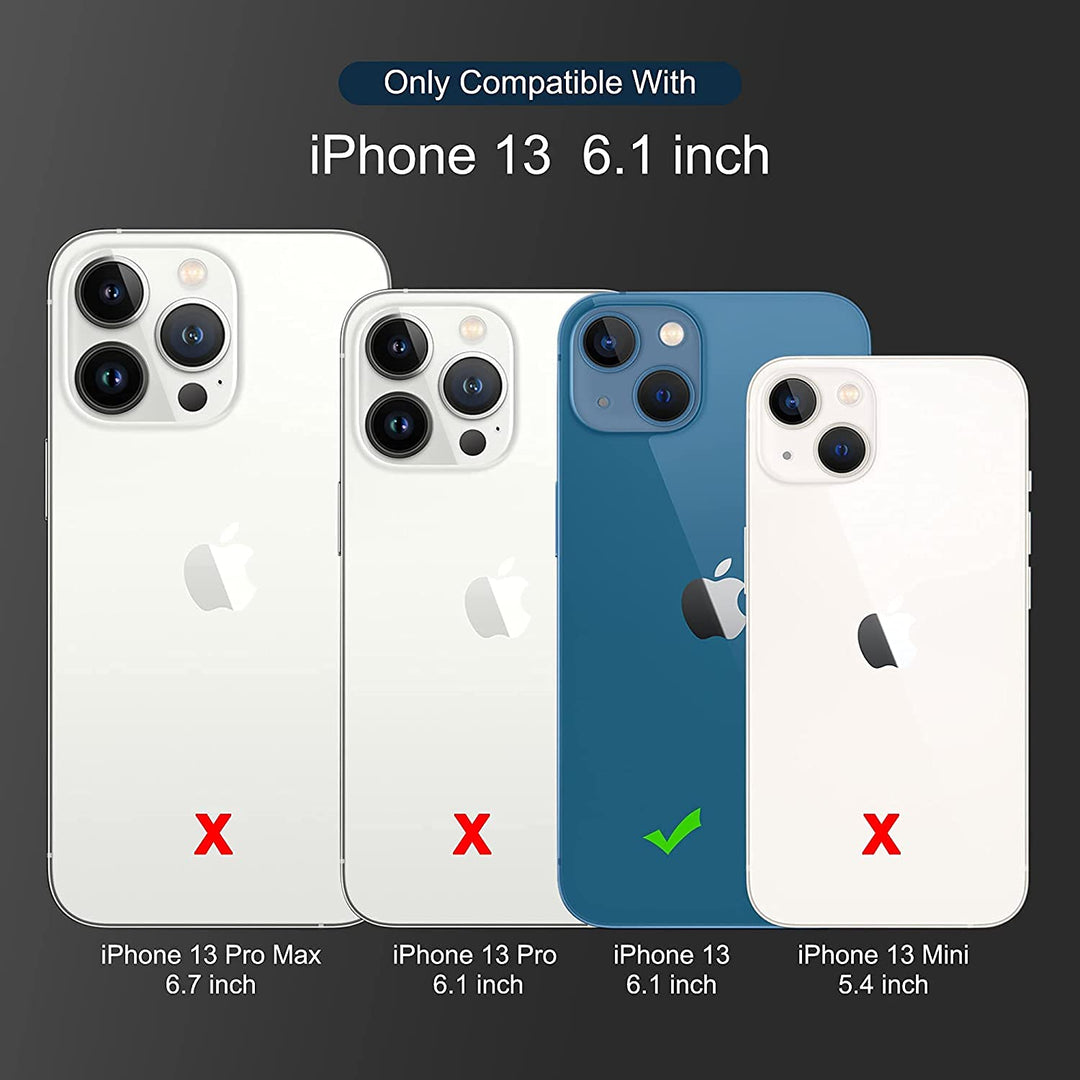ULAK Compatible with iPhone 13 Wallet Case for Women, P
