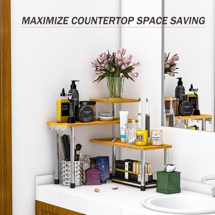 ZHWS Kitchen Countertop Organizer, Kitchen Corner Shelf