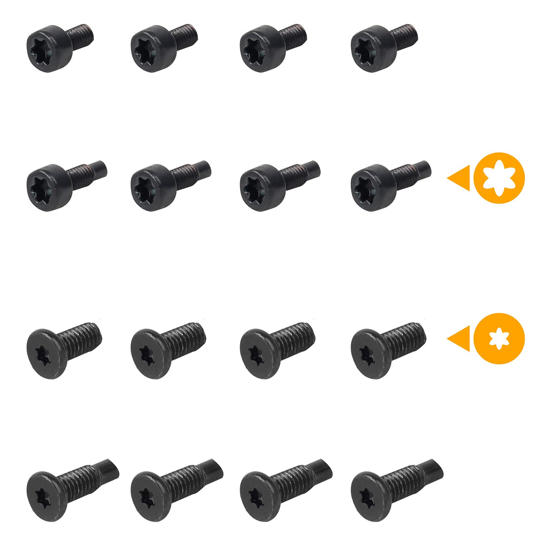 Video doorbell screws, for replacing security screws, compatible with video doorbell, Video doorbell 2 and Pro(4 sets /16 pieces)