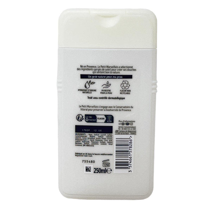 1 Bottle of Body Wash Your Choice, French Shower Cream 6 Varieties 250ml (8.4oz) (Fleur d&#39;Oranger (Orange Blossom))