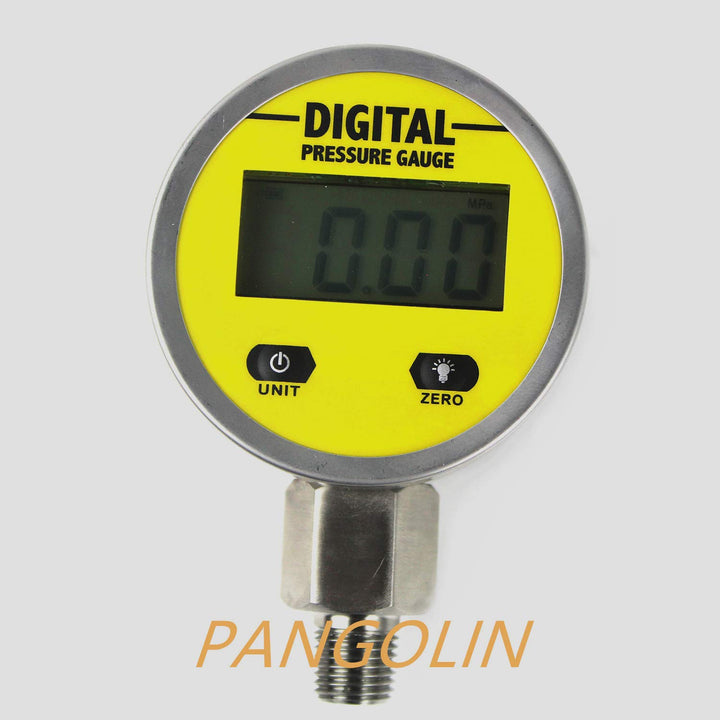 25MPA/3600PSI Digital Pressure Gauge with NPT1/4 G1/2 M10*1 Interface 1% FS Accuracy Hydraulic Gas/Water/Oil Pressure Gauge