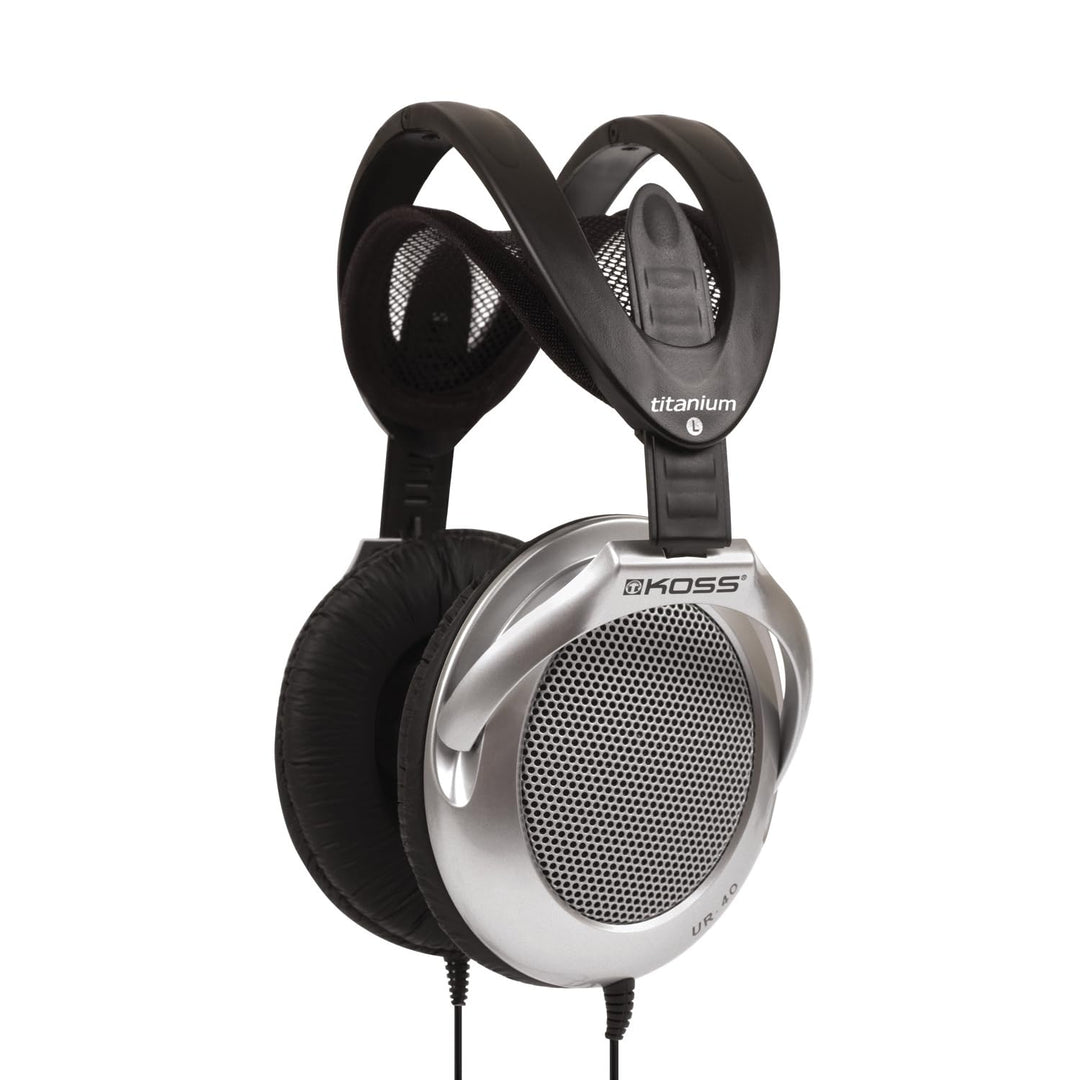 UR40 Wired Over The Ear Headphone Without Mic (Silver)