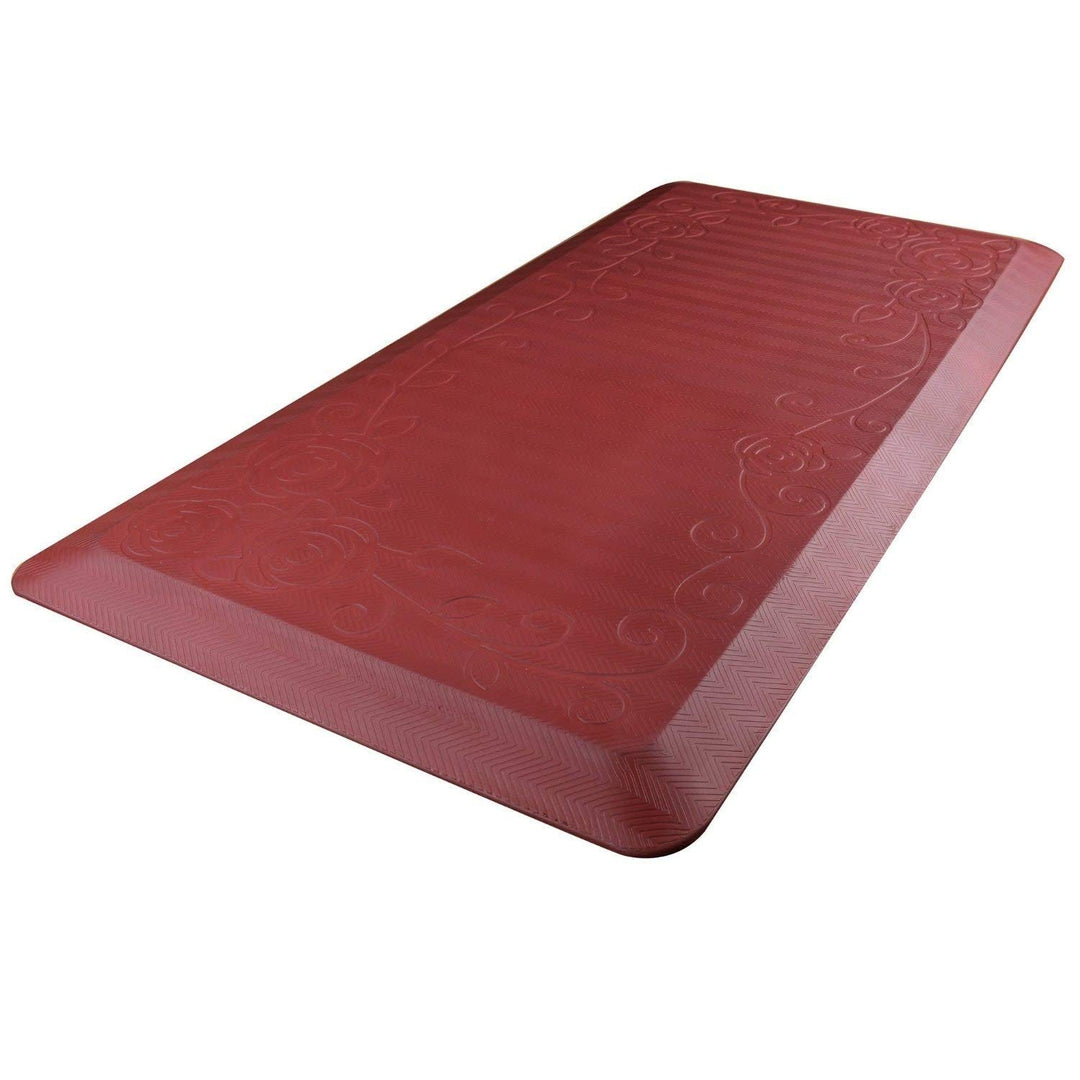 Anti Fatigue Floor Comfort Mats, 39 x 20, Red