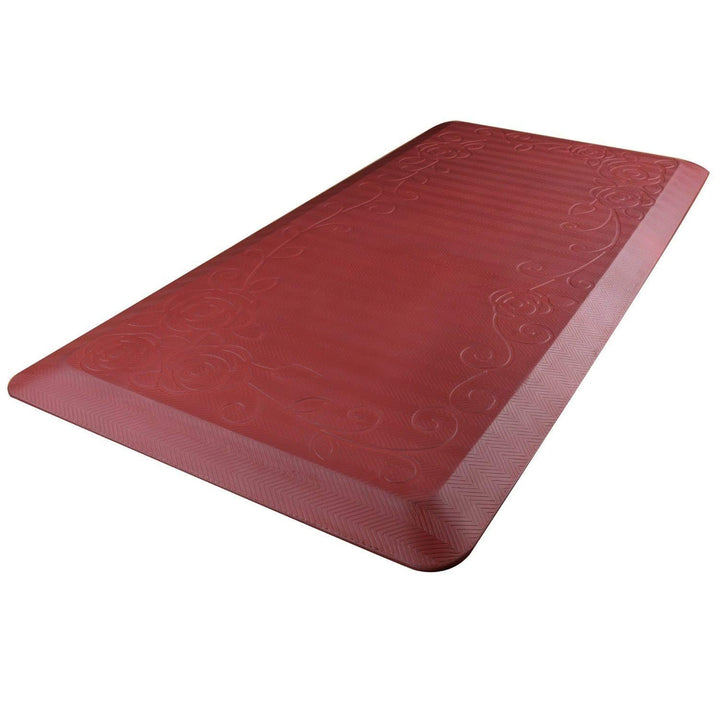 Anti Fatigue Floor Comfort Mats, 39 x 20, Red