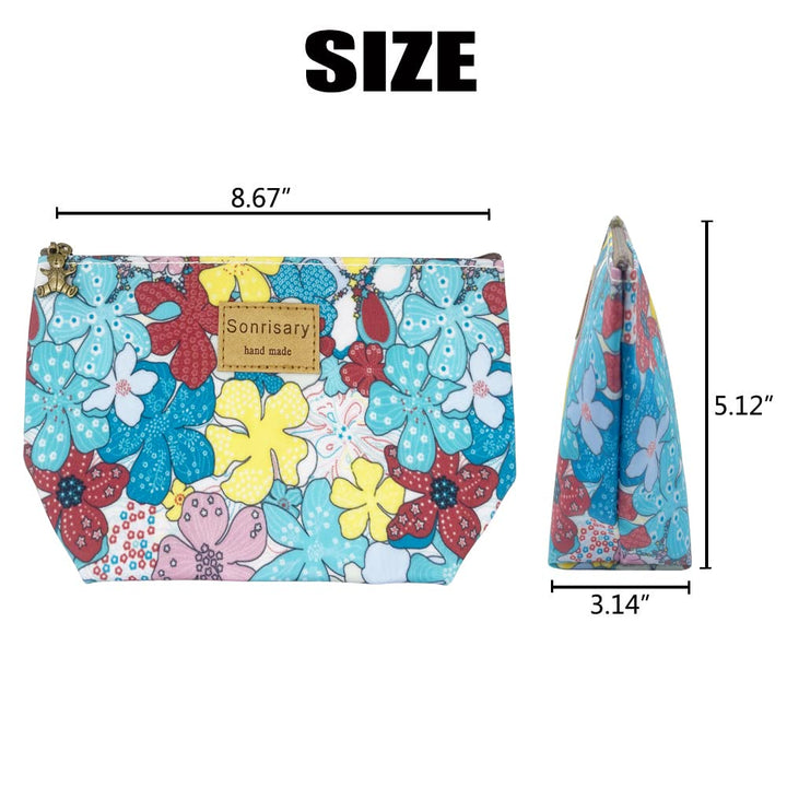Hunger Happy Animal Make-Up Cosmetic Tote Bag Carry Cas