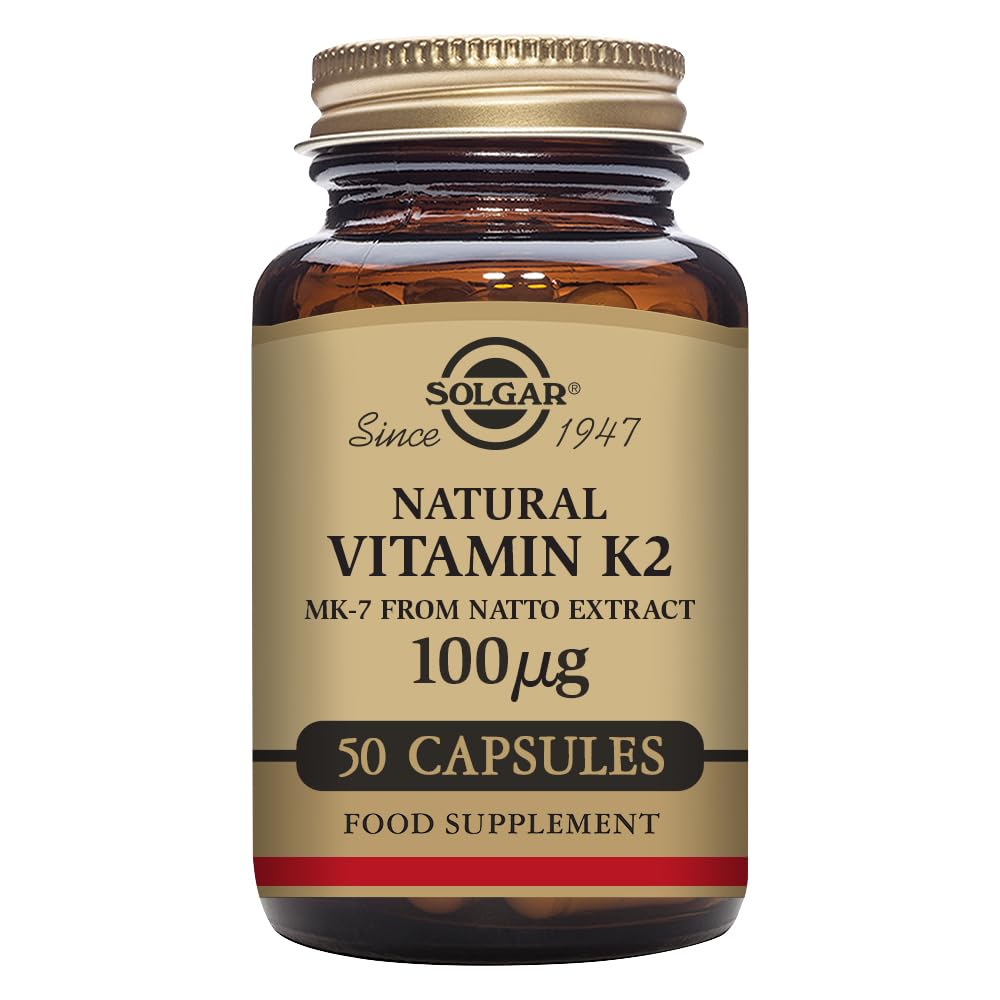 Solgar Vitamin K2 MK7 100mcg Vegetable Capsules Support