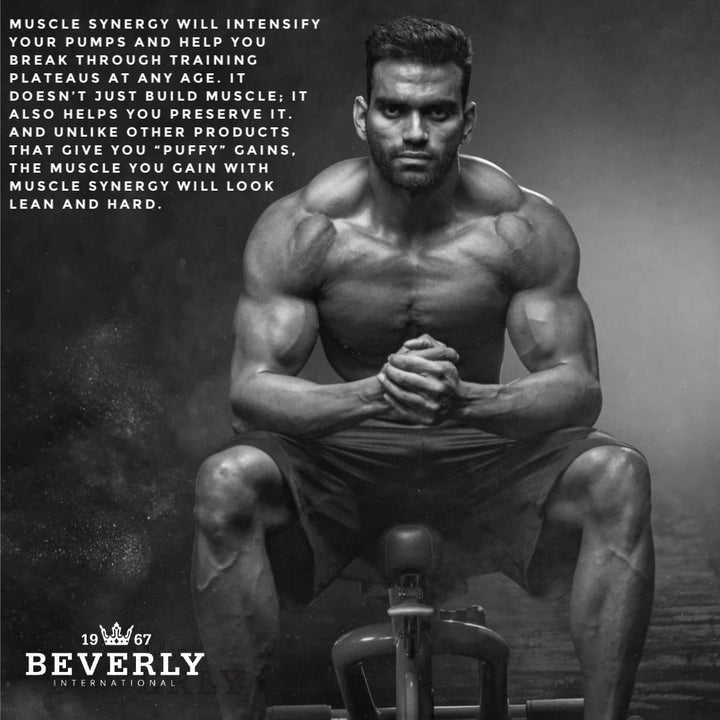 Muscle Synergy 405g (Lemon Powder 14.3 oz) Dramatic Muscle Pump, Size &amp; Strength Maximizing Drink Mix w/HMB. L-Arginine, L-Citrulline, Creatine Monohydrate, L-Ornithine
