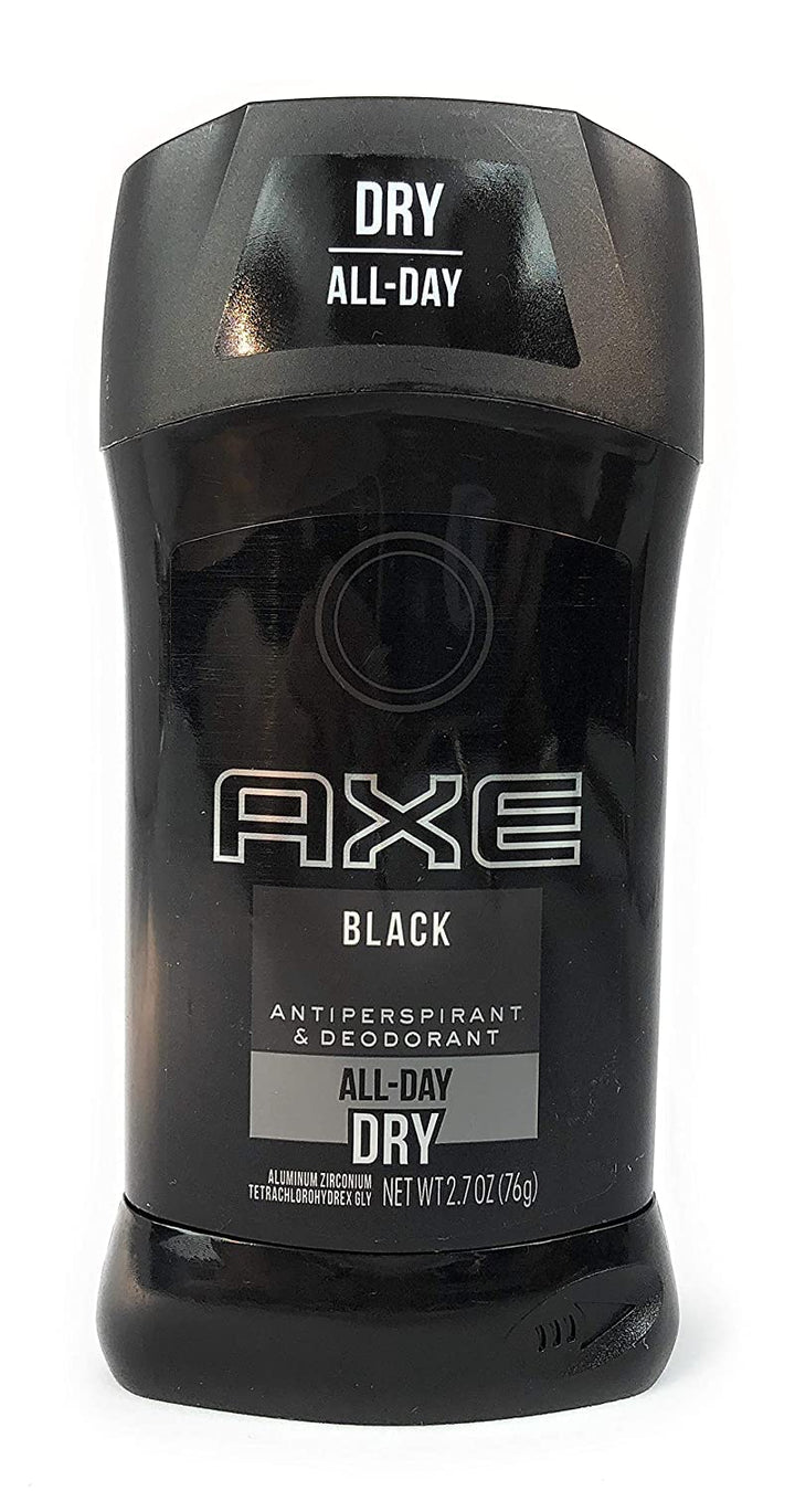 Axe Black Antiperspirant Stick, 2.7 Oz. Pack of 2