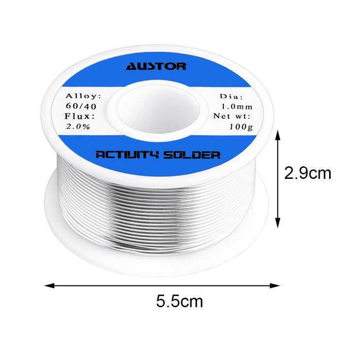 AUSTOR 60-40 Tin Lead Rosin Core Solder Wire for Electr