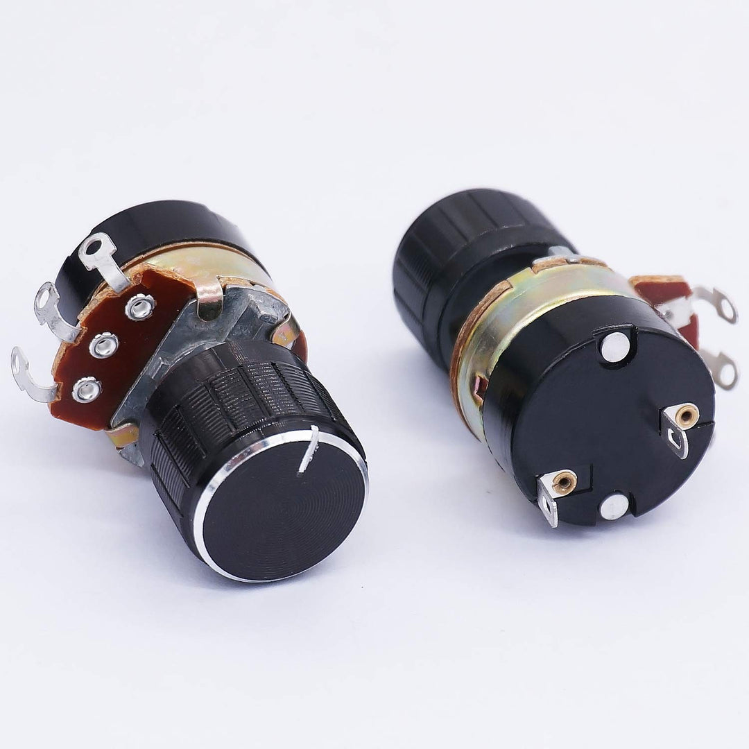 TWTADE 2Pcs 10K Ohm Single Linear Taper Dimmer Potentio