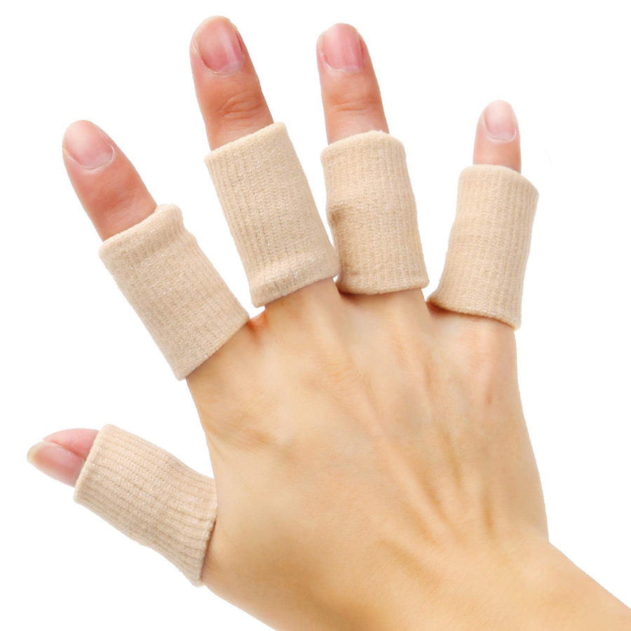 Senkary 20 Pieces Finger Sleeves Protectors Thumb Brace