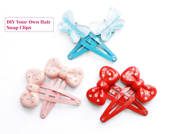 anezus 80 Pcs 2 Inch Snap Multicolor Hair Clips Non-Sli