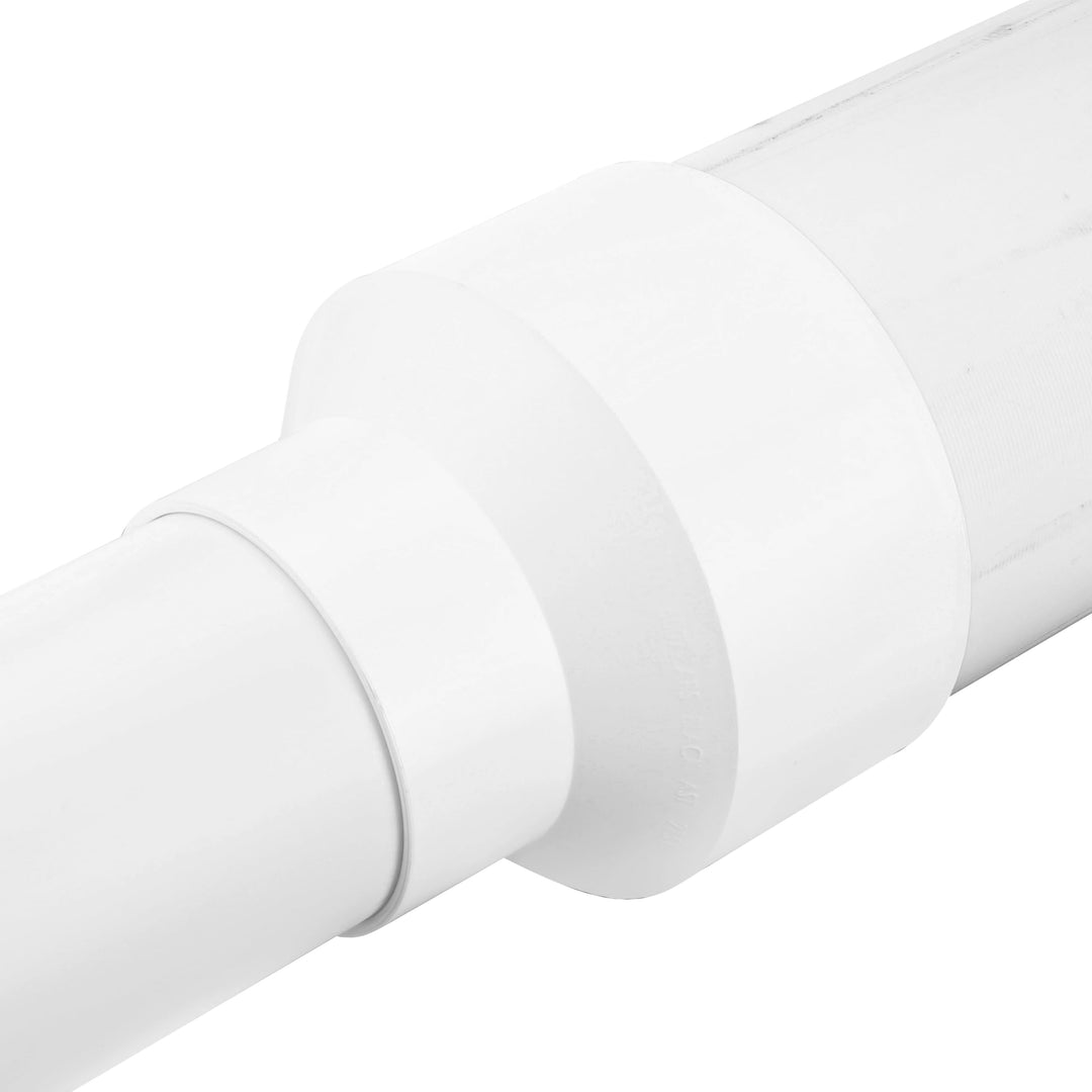 6P07 PVC S&amp;D Increaser/Reducer Coupling, 4-Inch X 6-Inch, for Hub X Hub Solvent-Weld Connections, for use with 4-Inch &amp; 6-Inch Sewer and Drain Pipe, White
