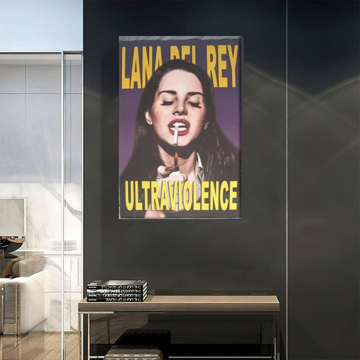 DQDF Lana Del Rey Posters Canvas Art Poster decorative wall decoration Poster 12x18inchs(30x45cm)