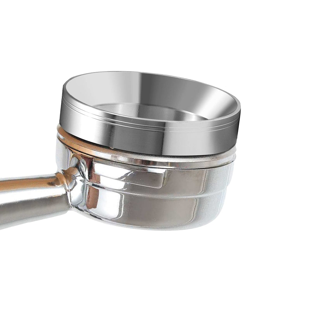53mm Espresso Dosing Funnel with Magnet, Stainless Steel Coffee Dosing Ring Compatible with 54mm Portafilter