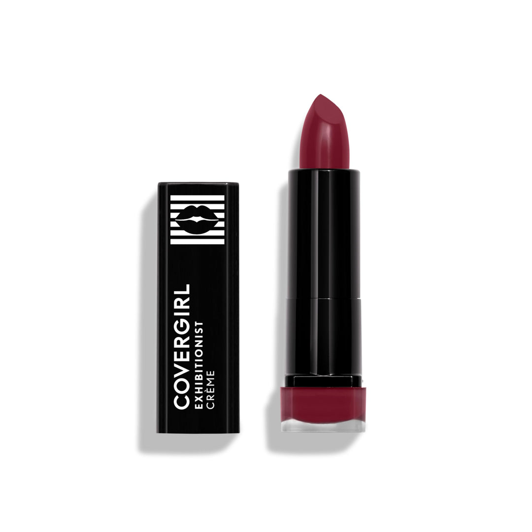 COVERGIRL Exhibitionist Lipstick Cream, Verve Violet 370, Lipstick Tube 0.123 OZ (3.5 g)