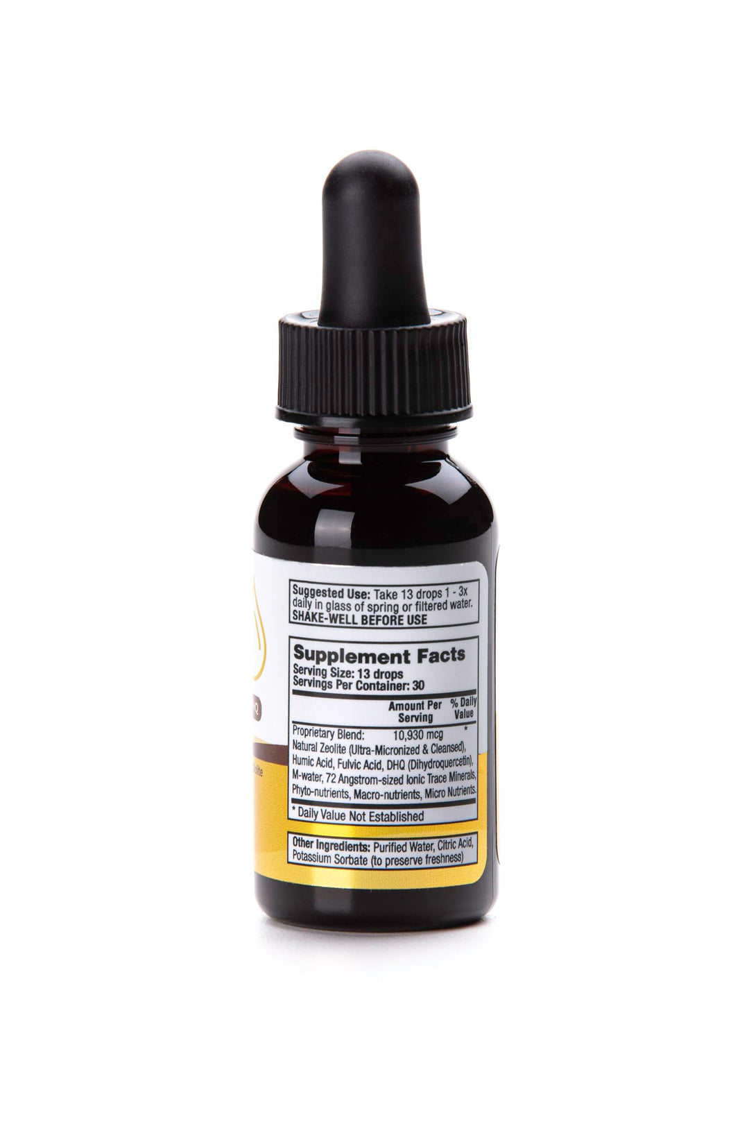 Pure Zeolite Drops 1 oz Bottle Fulvic and Humic Acid Im