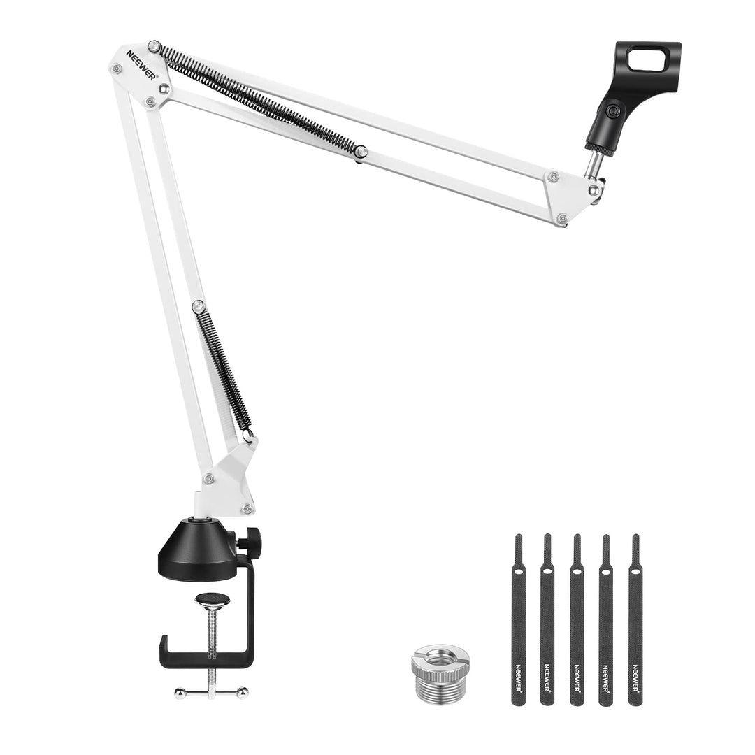 NEEWER Microphone Arm Stand, Suspension Boom Scissor Mi