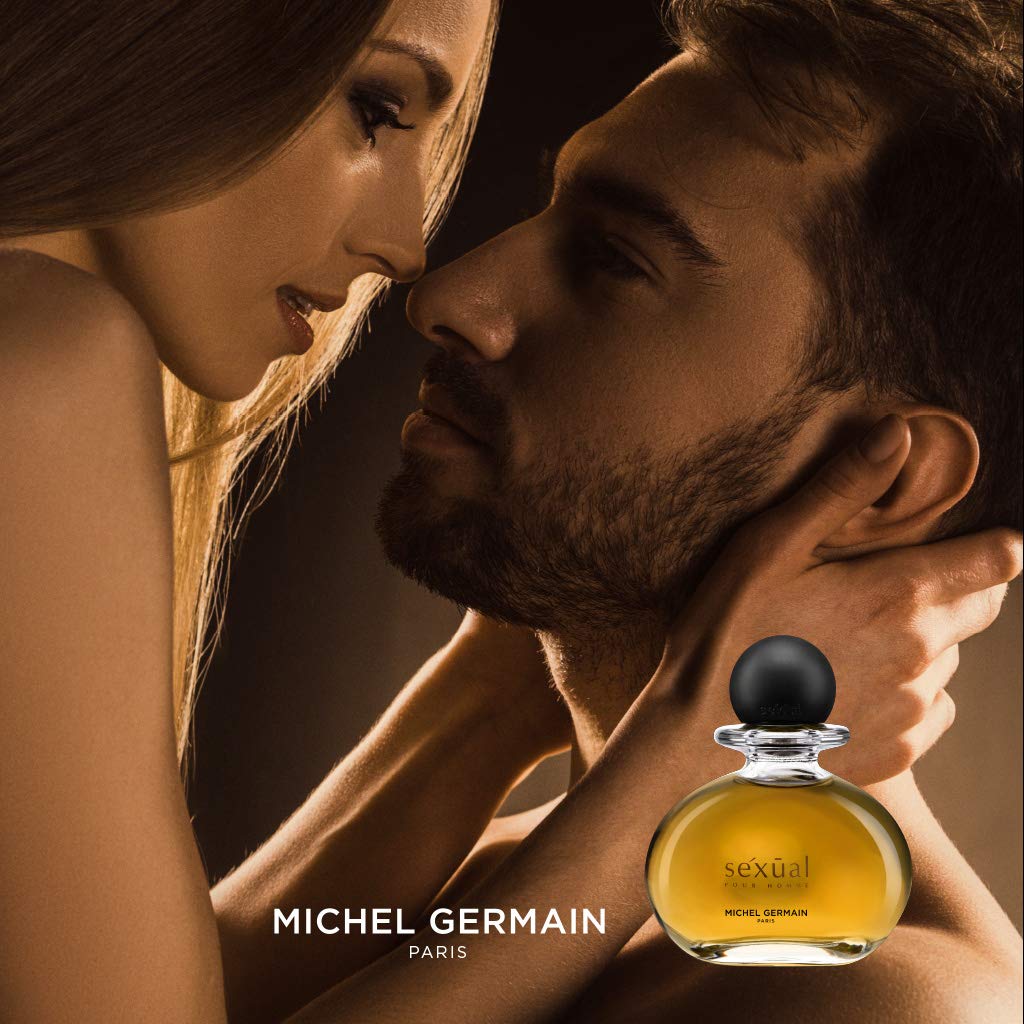 Sexual Pour Homme Eau de Toilette Spray, Top Notes of Indian Basil, Italian Bergamot, Italian Clementine, French Melon, Seductive Natural Oils, 4.2 Fl Oz