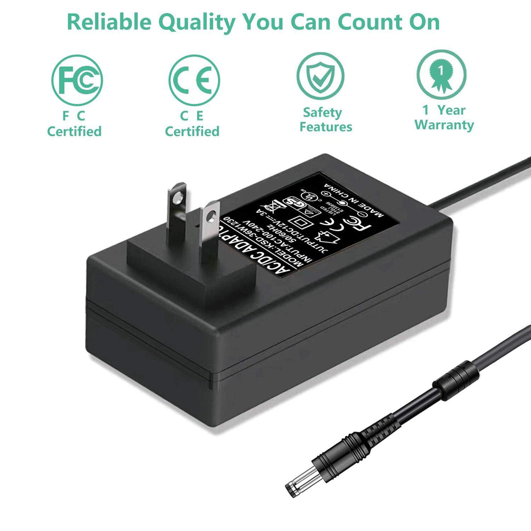 New AC/DC Adapter for Lorex Model: BX1202500 BX 1202500 DVR Security System DC 12V Lorex Security Camera Power Supply Adapter Cord Cable PS Battery Charger Mains PSU