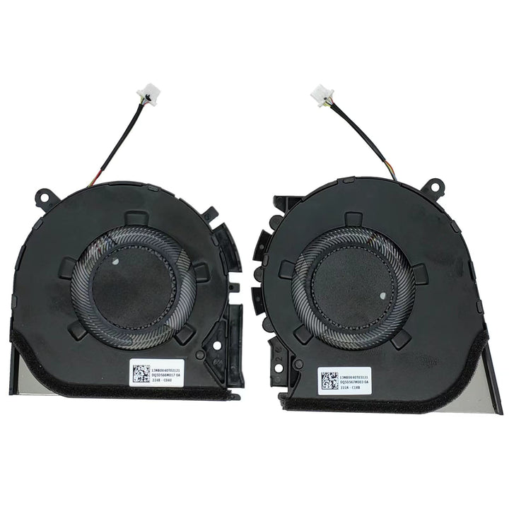 Replacement New Laptop CPU and GPU Cooling Fan for Asus Vivobook Pro M3401Q M3400Q K3400P M3400QA M7400Q M7400QE X7400P X7400PC Series DFS5K12605384G FN2H DFS5K12114262G FN2J DC5V 0.5A Fan