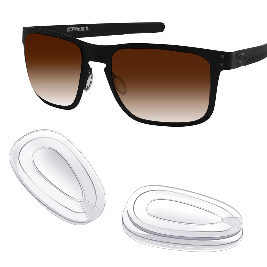 Replacement Nose Pieces Nose Pads for Oakley Holbrook Metal Sunglass Clear