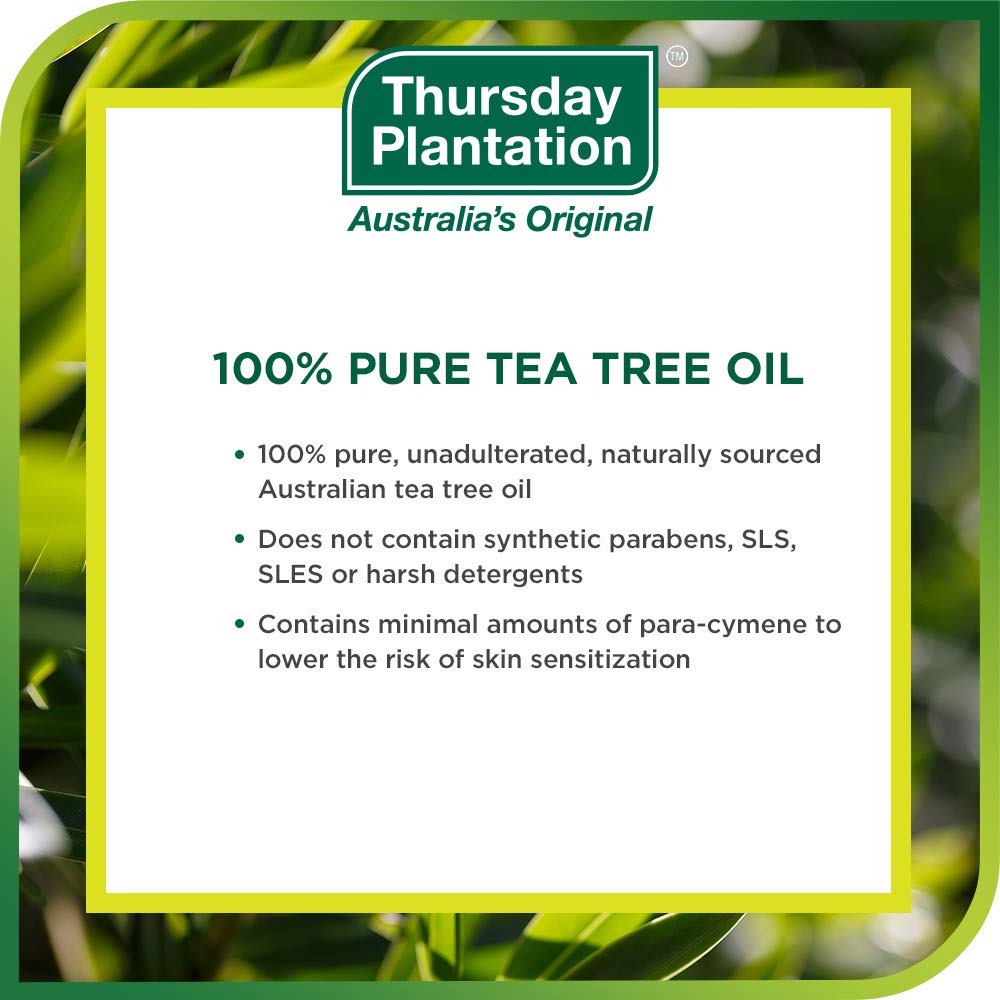 100% Pure Tea Tree Oil - 50 ml,(Nature&#39;s Plus)
