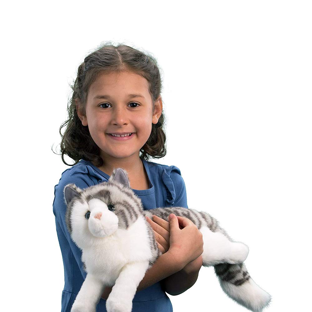 Smokey Gray Cat Plush Stuffed Animal