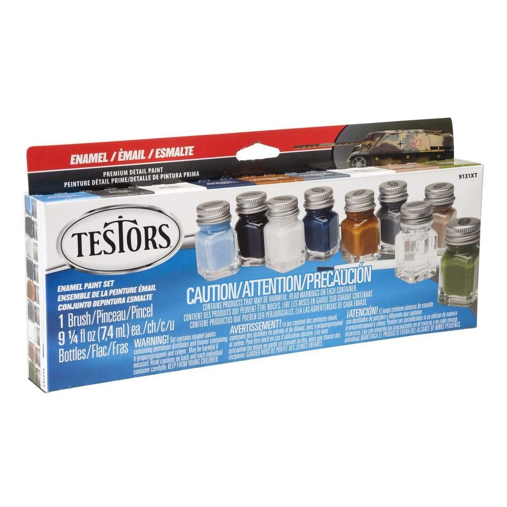 Camo Flat Enamel Paint Set (Packaging May Vary)