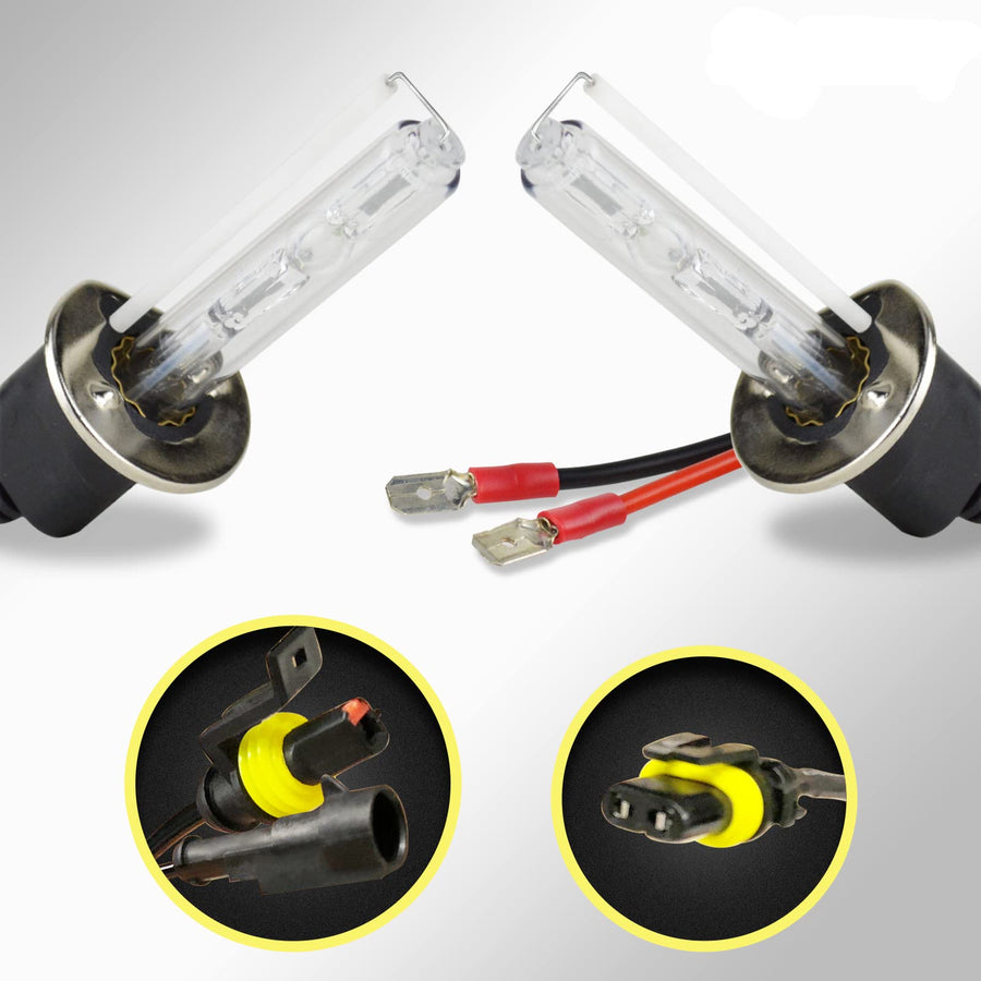 HID Xenon H1 6000K Replacement Bulbs (1 Pair) Diamond White