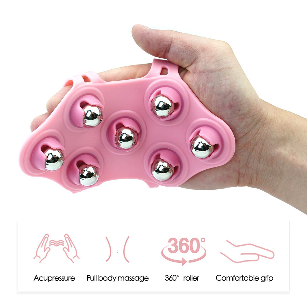 Nicecoco Glove Massager Palm Shaped Hand Massage Manual