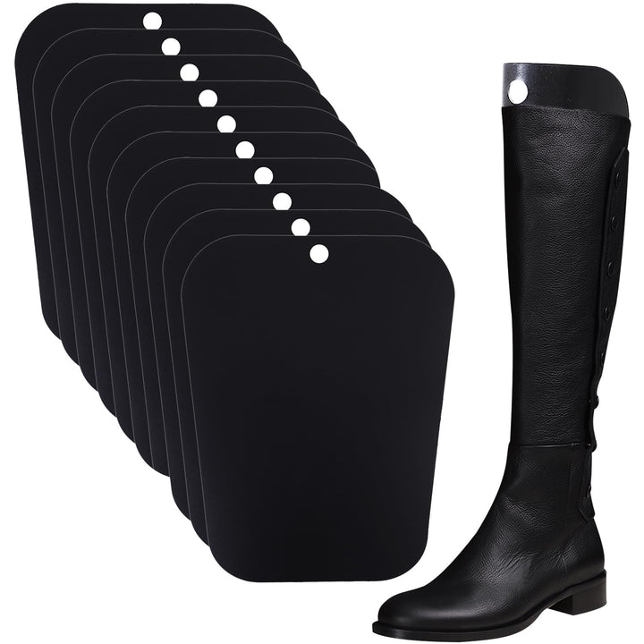 10 Pieces (5 Pairs) Boot Shaper Form Inserts Boots Tall Support for Women and Men (12 inches, Black)