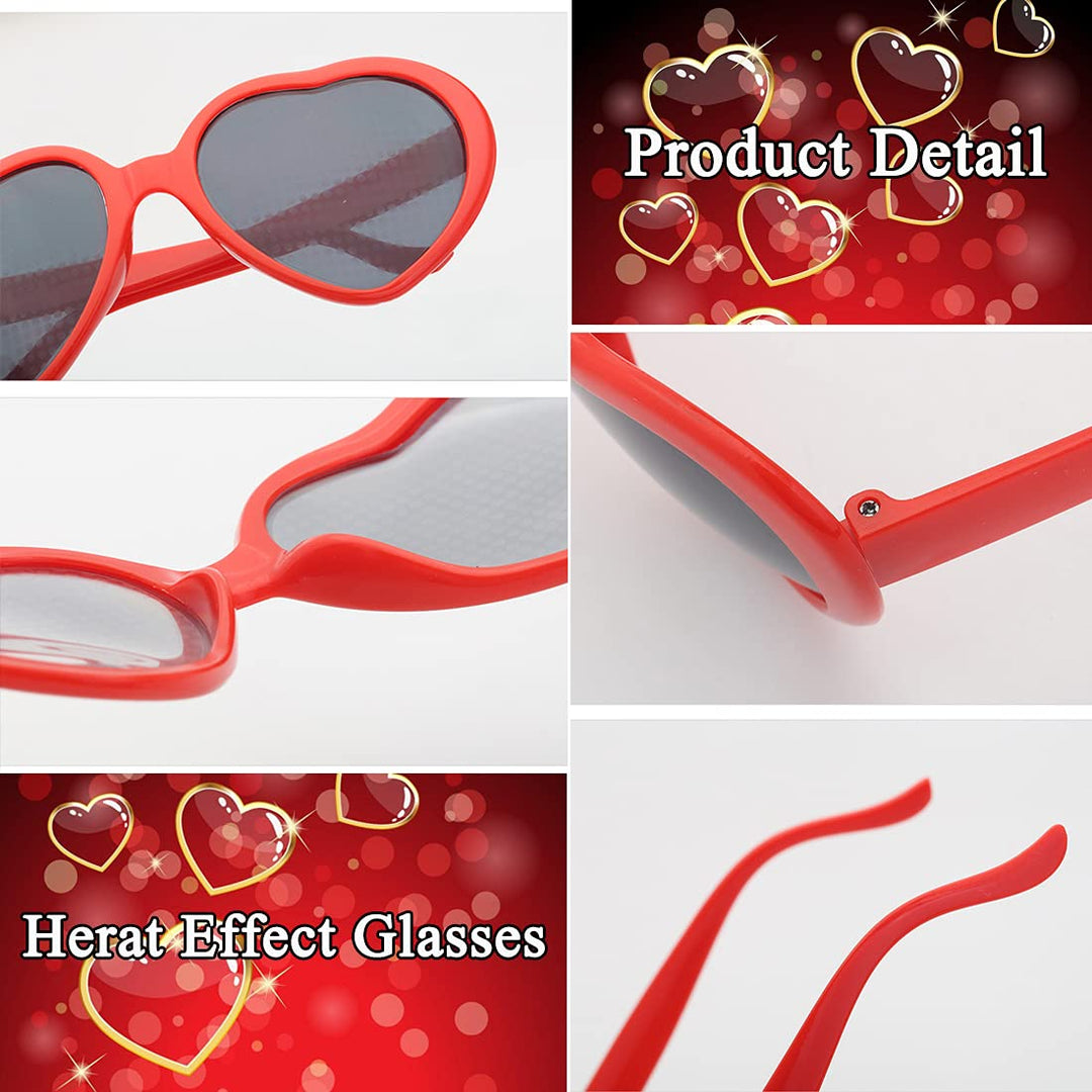 Dollger Heart Sunglasses Heart Effect Diffraction Glass