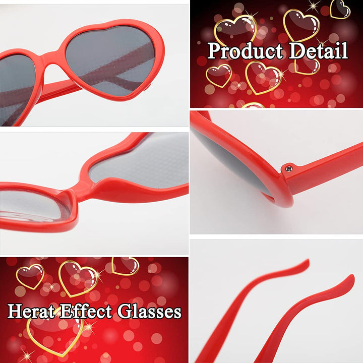 Dollger Heart Sunglasses Heart Effect Diffraction Glass
