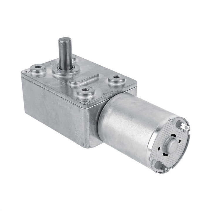 Worm Gear Motor Mini Turbine Worm High Turbine Worm Reduction Motor DC 12V 2 RPM for DIY Project