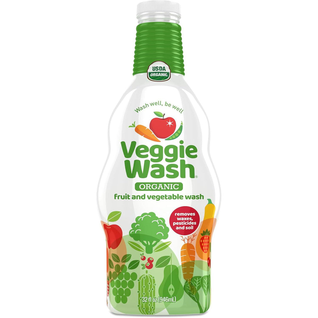 Veggie Wash Organic Fruit and Vegetable Wash Soaker, 32