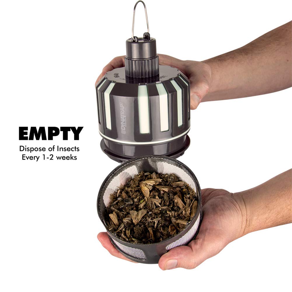 DT150-TUN Indoor Mosquito &amp; Flying Insect Trap – Kills Mosquitoes, Flies, Moths, Gnats, &amp; Other Flying Insects – Protects up to 300 Sq Ft - Tungsten
