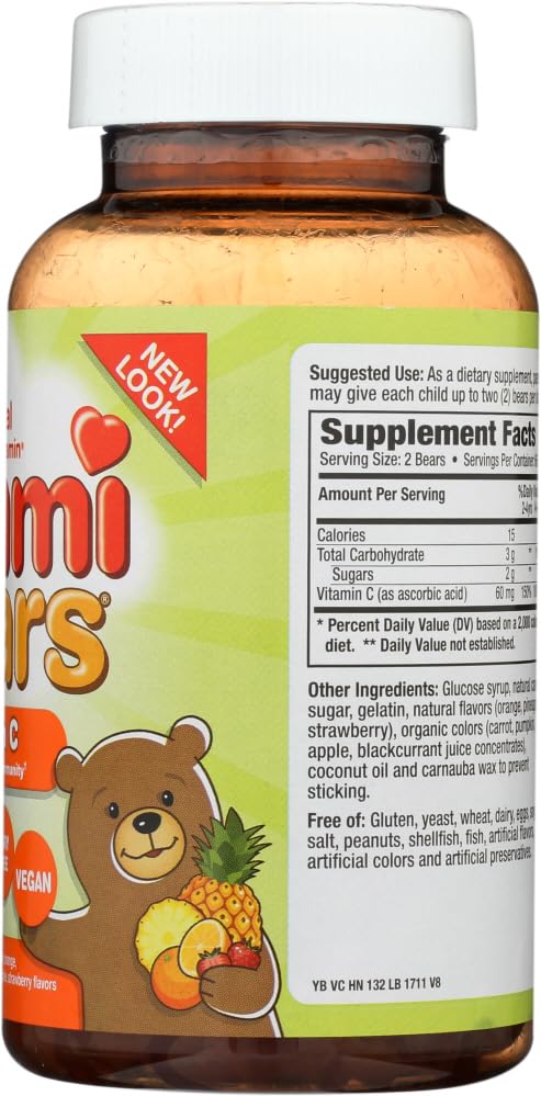 Yummi Bears Vitamin C Chewable Gummy Vitamin Supplement