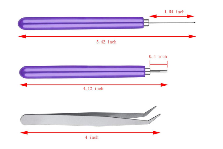 3 Pcs Quilling Tools Set Metal Slotted Tool Needle Tweezers Rolling Curling Kit Multifunctional Pen for DIY Cardmaking Craft Art Project Paper Handmade Accessories