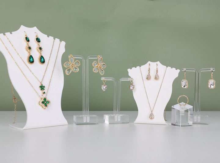 3pcs transparent earring T stand jewelry display for show, acrylic earring hanger for women, small clear earring holder for selling, jewelry Photography props3pcs earring stand-T shape